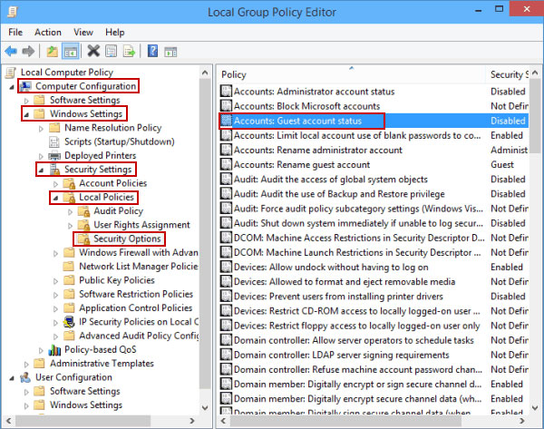 Unable To Edit Local Group Policy